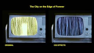 Star Trek  The City on the Edge of Forever  special effects comparison [upl. by Manvell]