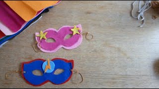 DIY Masker Superheldenparcours masker maken [upl. by Yenittirb]