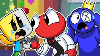 RAINBOW FRIENDS But the PLAYER COLORS are MISSING Animation [upl. by Osnohpla]