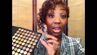 Review TMartcom 88warm palette and 24piece Brush set [upl. by Irmine]