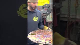 Flame Painting a custom tig art piece welding [upl. by Columbus]