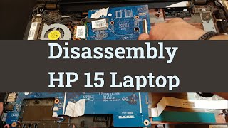 Disassembly Laptop HP 15 series [upl. by Ebbarta]