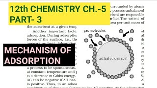 12th Chemistry Ch5Part3Mechanism of AdsorptionStudy with Farru [upl. by Alusru237]