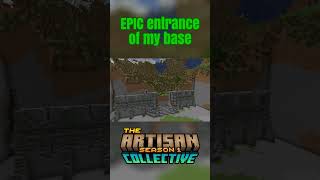 How I built an EPIC base entrance in minecraft [upl. by Ohnuj935]