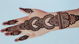 Back Hand Mehndi Design  Eid Mehndidesigns  bridal mehndi  mehandi mehndi ke design  mehendi [upl. by Dhiren]