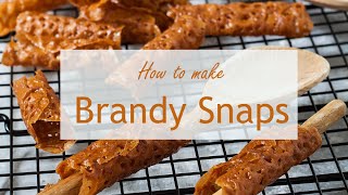 How to make brandy snaps [upl. by Harahs]