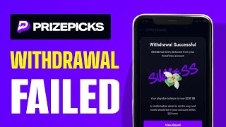 PrizePicks Withdrawal Failed or Not Working  Full Guide 2024 [upl. by Fabian]