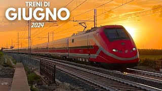 IL NUOVO ORARIO ESTIVO E TANTI INTERCITY IN NUOVA LIVREA  TRENI DI GIUGNO 2024 IN ADRIATICA [upl. by Hoes]