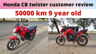 Honda CB twister 50000 km review by customer 😱 [upl. by Oleic]