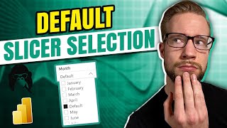 Set Default Slicer Selection to Current Year or Month in Power BI [upl. by Carline]