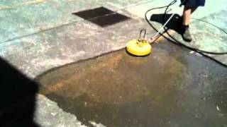 12quot Rotary surface cleaner demonstration [upl. by Thordia]