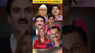 Tmkoc के कलाकार कितने पढ़े लिखे हैं tmkocfacts avifact jhethalal [upl. by Babb]