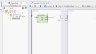 RapidMiner 5 Tutorial  Video 10  Feature Selection [upl. by Sybille]