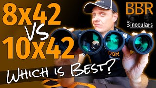 8x42 vs 10x42 Binoculars  Which is Best [upl. by Itnahsa632]