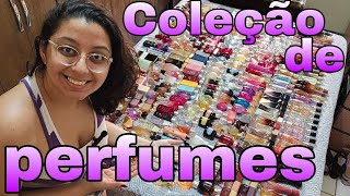 Tour pela minha coleção de Perfumes Atualizado  Arrumei e fiz um tour com vocês pelos perfumes 2024 [upl. by Atikir]