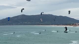 Jumping high at Tarifa  kitesurfing at its Best [upl. by Egag]