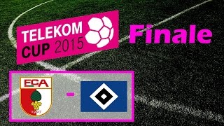 Telekom Cup 2015  FC Augsburg vs Hamburg  Komplettes Spiel GermanHD [upl. by Caundra]