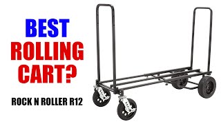 Best Rolling Cart for Gear  Rock N Roller R12RT Review  Easily Move VideoPhotoAudio Equipment [upl. by Ellicott]