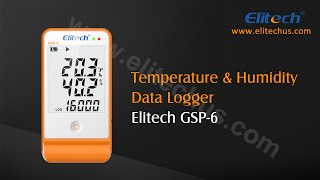 Tutorial  How to set up your Elitech temperature data logger GSP6 amp GSP6G [upl. by Tager943]