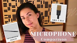 Microphone comparison AKG C414 VS Sennheiser MKH 416 Voice Over [upl. by Strickler56]