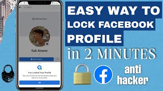 How to lock Facebook Profile 2022 In 2 MINUTES  UPDATED METHOD [upl. by Notnert61]