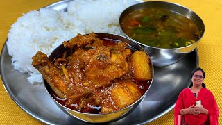 Bachelors சிக்கன் குழம்பு ரசம் சாதம் இப்படி செய்ங்க  Chicken kulambu in Tamil  NonVeg Lunch Menu [upl. by Bekki]