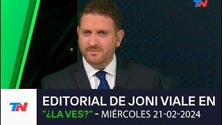 Editorial de Jonatan Viale en “¿La vesquot  Miércoles 210224 Rehenes del tren fantasma [upl. by Snehpets800]