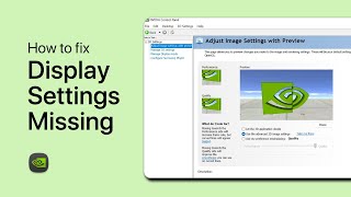 How To Fix NVIDIA Control Panel Display Settings Missing Not Showing Up [upl. by Templas]