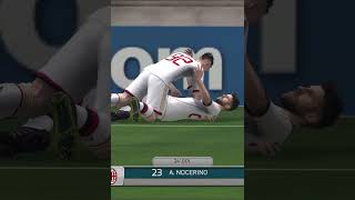 Il braccio di Stephan El Shaarawy dentro il corpo di Antonio Nocerino Fifa 14 [upl. by Enal581]