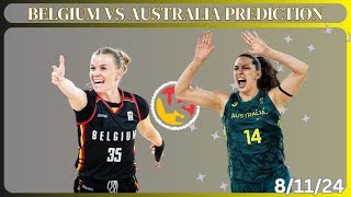 Belgium vs Australia Basketball Prediction 81124 Key Players amp Props Basketball picks today [upl. by Ericka]