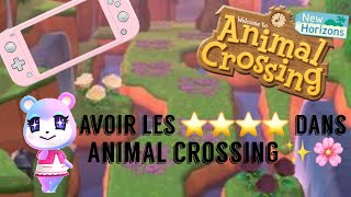 COMMENT AVOIR UNE BELLE ILE 4 ÉTOILES DANS ANIMAL CROSSING NEWHORIZON [upl. by Atikkin]