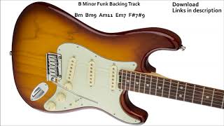 B Minor Funk Backing Track [upl. by Aivin294]