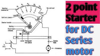 2 point starter working explained in hindi [upl. by Eniladam]