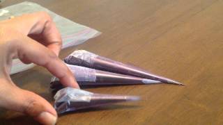 Storing Henna Cones Fresh  Mehandi Cone Instructions [upl. by Olsewski]