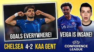 CHELSEA 42 GENT  11 CHANGES NO PROBLEM  VEIGA IS INSANE NETO NKUNKU amp KDH SCORE [upl. by Jenni]