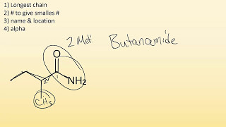 Naming Amines and Amides [upl. by Eidnyl]