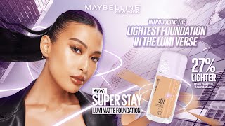 NEW MAYBELLINE SUPER STAY LUMI MATTE FOUNDATION 🪐 ENTER THE LUMIVERSE WITH MICHELLE MARQUEZ DEE [upl. by Llednar]