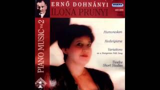 Dohnanyi Humoresques in the Form of Suite Op 17  II Toccata Ilona Prunyi  Piano 2004 [upl. by Micaela]