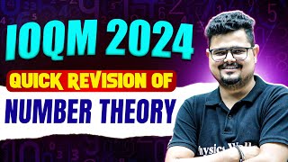 NUMBER THEORY  Quick Revision in One Shot  IOQM 2024 Preparation 🔥 [upl. by Regan]