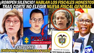 ¡HABLAN LOS FISC4LES H0NESTOS LE ENVÍAN MENSAJE A LA CORTE TRAS NO ELEGIR FISC4L [upl. by Elsi796]