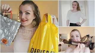 Shoplog Forever 21 Urban Outfitters HampM en Loavies met try onmodeshow [upl. by Gisele]