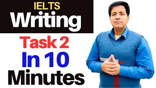 IELTS Writing Task 2 In 10 Minutes By Asad Yaqub [upl. by Nannarb568]