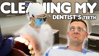 Dentist Gets Teeth Cleaned by Dental Hygienist [upl. by Islehc]