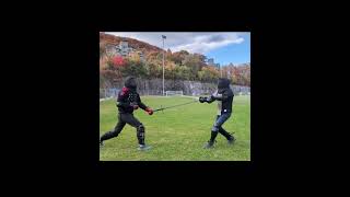 High Level Fencers can Read Minds hema martialarts fencing sparring shorts [upl. by Fiona]