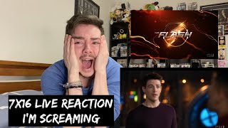 The Flash  7x16 ‘POW’ LIVE REACTION [upl. by Dadinirt372]