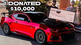 My Camaro ZL1 Won amp I Donated 1000000 To Charity [upl. by Photina]