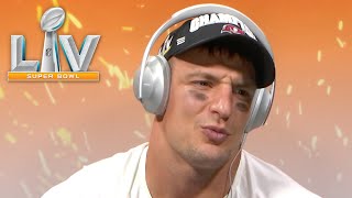 Rob Gronkowski on Super Bowl LV Win quotThe players here were ready to winquot [upl. by Maffei]