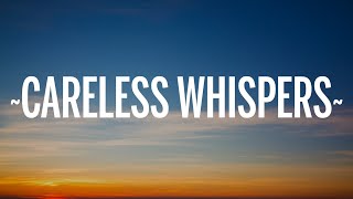 George Michael  Careless Whisper Lyrics [upl. by Chretien204]