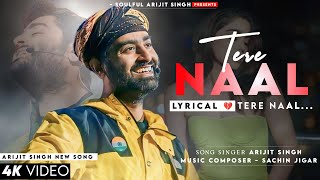 Tere Naal Tere Naal Preeta Laiya Lyrics Arijit Singh  Munjya  Sad Song  Sachin Jigar Amitabh B [upl. by Gerius]