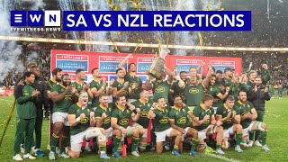 SAvNZL reactions Springboks are cementing their legacy to beyond their past World Cup wins [upl. by Papp]